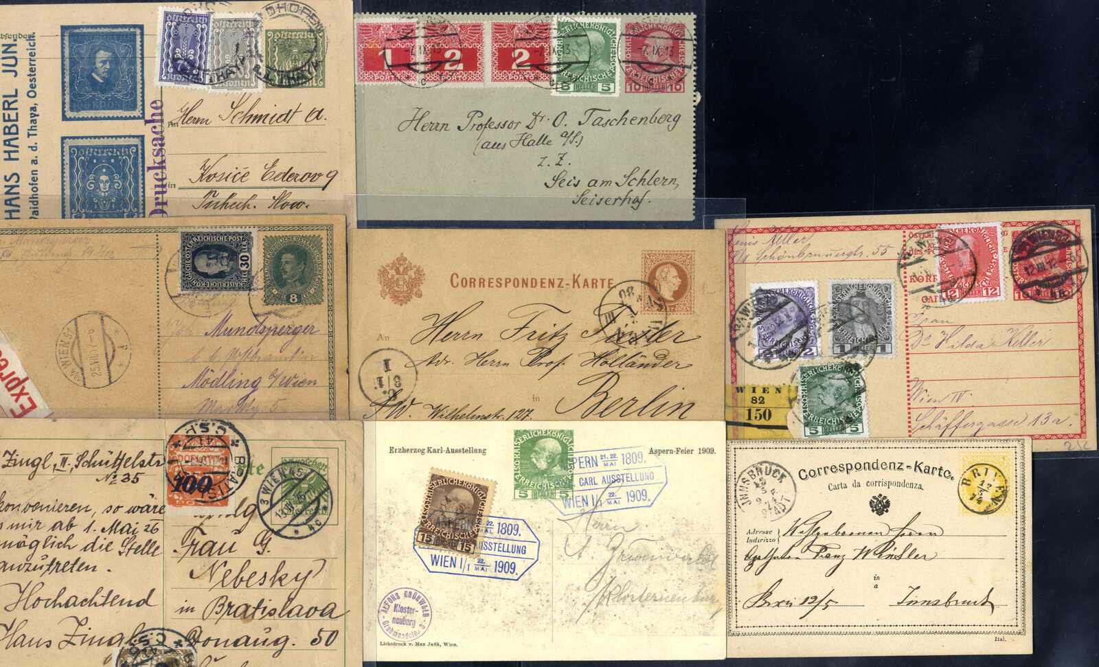 Lot 4287 - Lots and Collections collections and lots austrian areas - Viennafil Auktionen Auction #73 Worldwide Mail Auction: Italy, Austria, Germany, Europe and Overseas Lot 4287 - Lots and Collections collections and lots austrian areas - Viennafil Auktionen Auction #73 Worldwide Mail Auction: Italy, Austria, Germany, Europe and Overseas