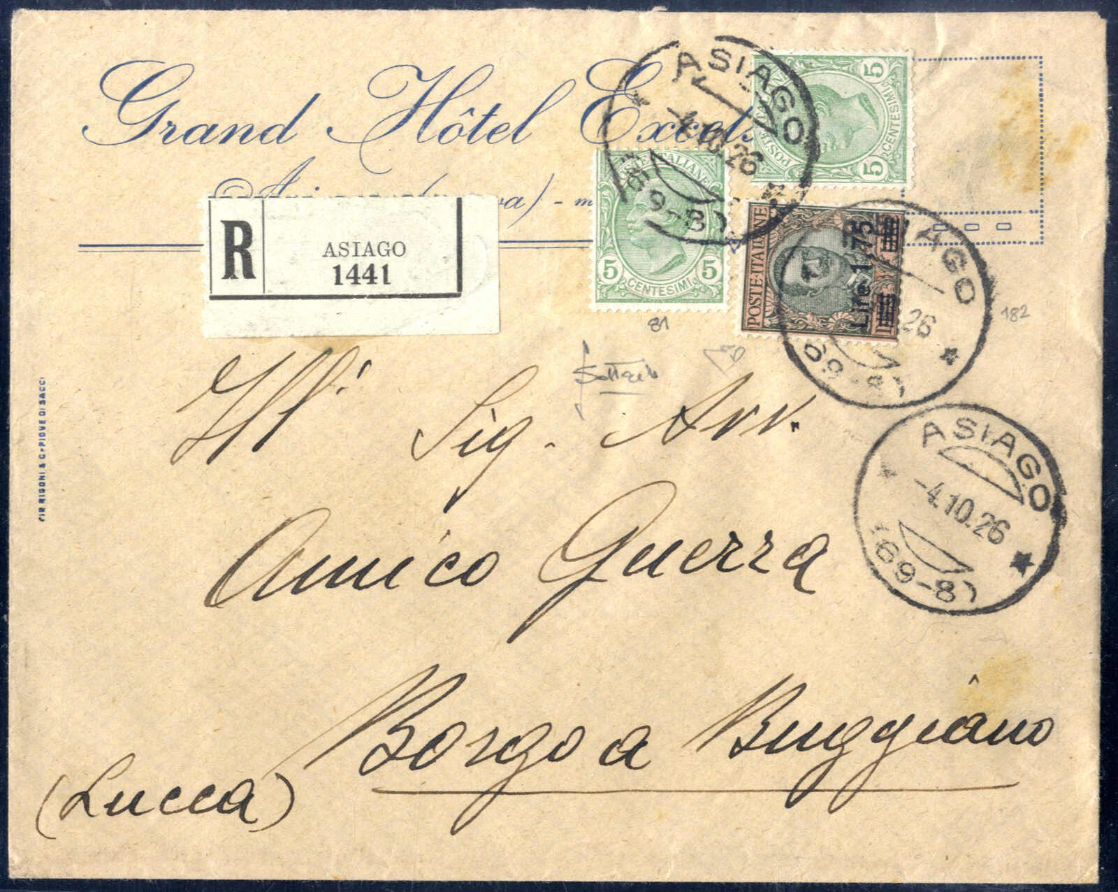 Lot 1059 - europe Italian Kingdom - Viennafil Auktionen Auction #73 Worldwide Mail Auction: Italy, Austria, Germany, Europe and Overseas Lot 1059 - europe Italian Kingdom - Viennafil Auktionen Auction #73 Worldwide Mail Auction: Italy, Austria, Germany, Europe and Overseas