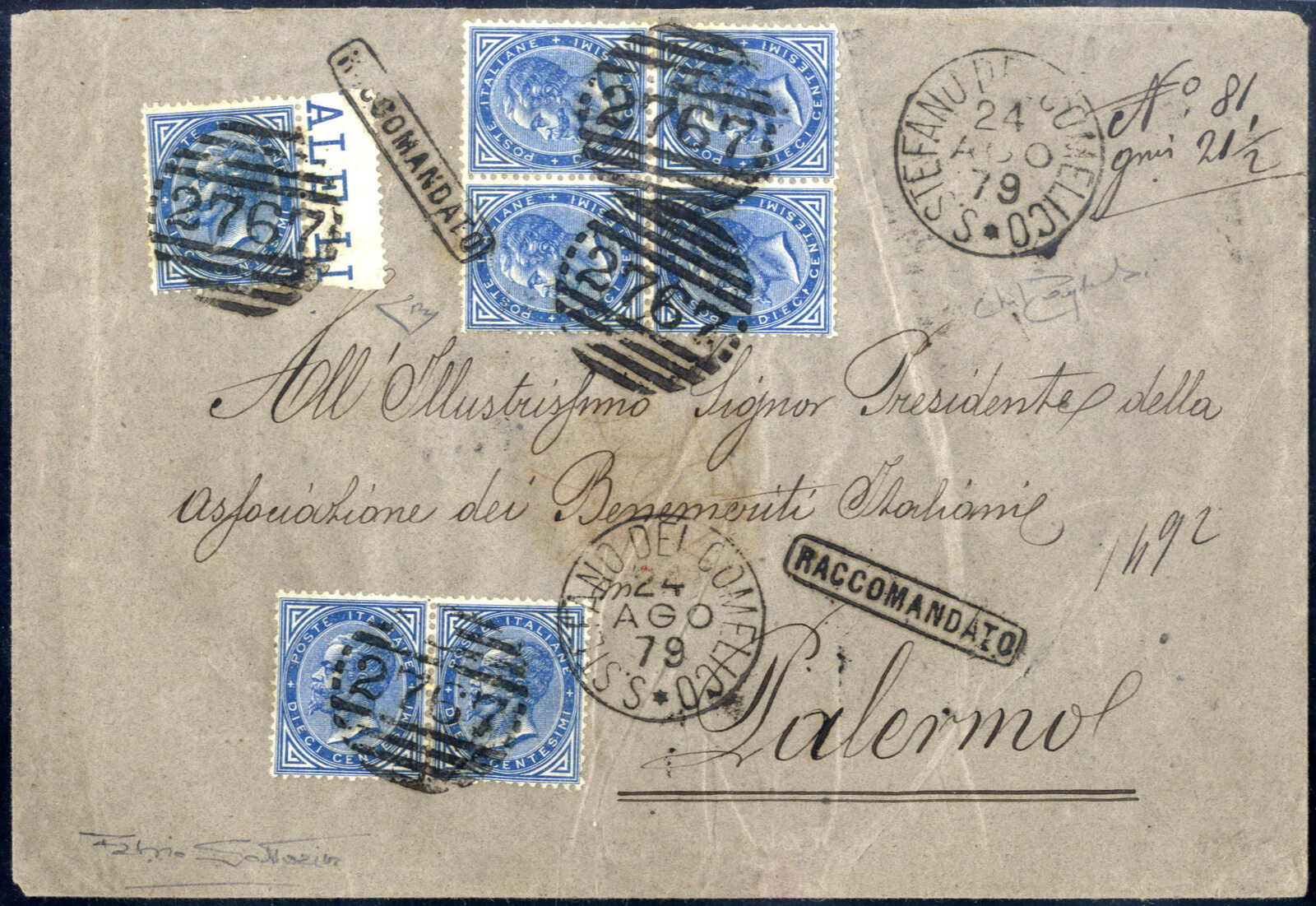 Lot 1022 - europe Italian Kingdom - Viennafil Auktionen Auction #73 Worldwide Mail Auction: Italy, Austria, Germany, Europe and Overseas Lot 1022 - europe Italian Kingdom - Viennafil Auktionen Auction #73 Worldwide Mail Auction: Italy, Austria, Germany, Europe and Overseas
