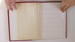 1867, kleines Steckbuch mit 248 Stück gestempelte 5 Kreuzer, ...