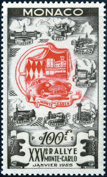 1955, 25. Rallye, 100 Fr, postfrisch, Mi. 496 / 100,-Automatically ...