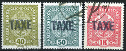 Bozen 1918, 9 gestempelte Werte, Sass. BZ 3/23-31 / 6560,-  ...