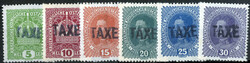 1918, serie di nove valori linguellati, Sass. BZ 3/23-31 / 5100,-.