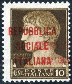 Lot 1485 - europe italian social republic - Viennafil Auktionen 97th Public Auction Golden Heritage: Austrian Rarities & European Treasures Auction Lot 1485 - europe italian social republic - Viennafil Auktionen 97th Public Auction Golden Heritage: Austrian Rarities & European Treasures Auction
