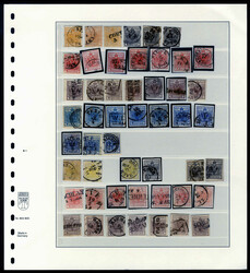 1850/1918, schöne Sammlung spezialisiert nach Farben, Typen und ...