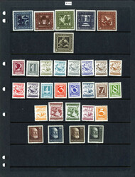 1925/37, schöne ungebrauchte Sammlung mit vielen besseren Serien, ...