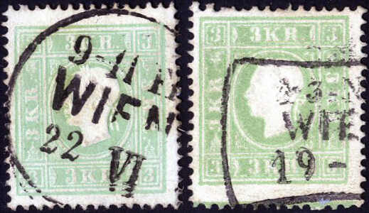 Lot 2214 - europe Austria 1858 Issue -  Viennafil Auktionen 97th Public Auction Golden Heritage: Austrian Rarities & European Treasures Auction