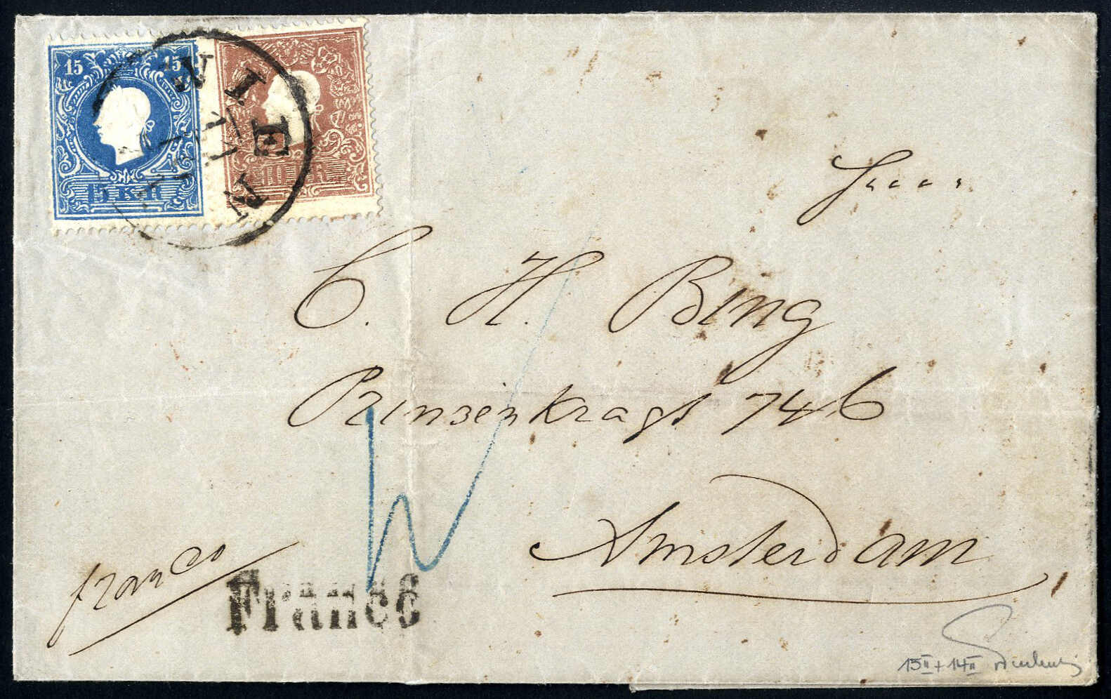Lot 2215 - europe Austria 1858 Issue -  Viennafil Auktionen 97th Public Auction Golden Heritage: Austrian Rarities & European Treasures Auction