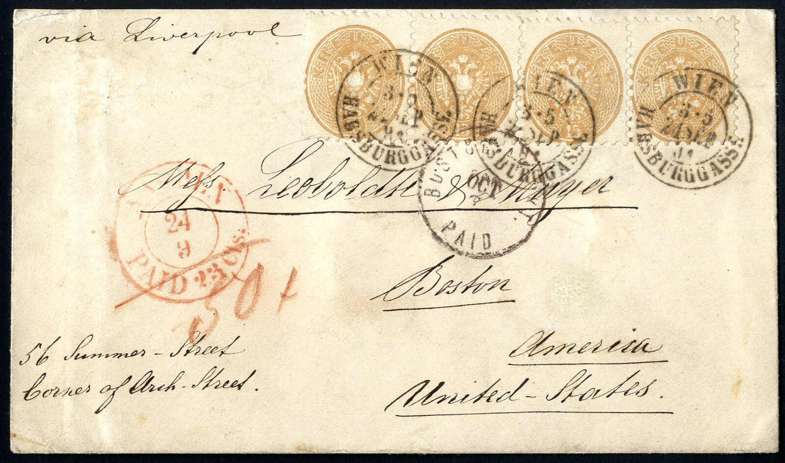 Lot 2250 - europe Austria 1863/64 Issue -  Viennafil Auktionen 97th Public Auction Golden Heritage: Austrian Rarities & European Treasures Auction