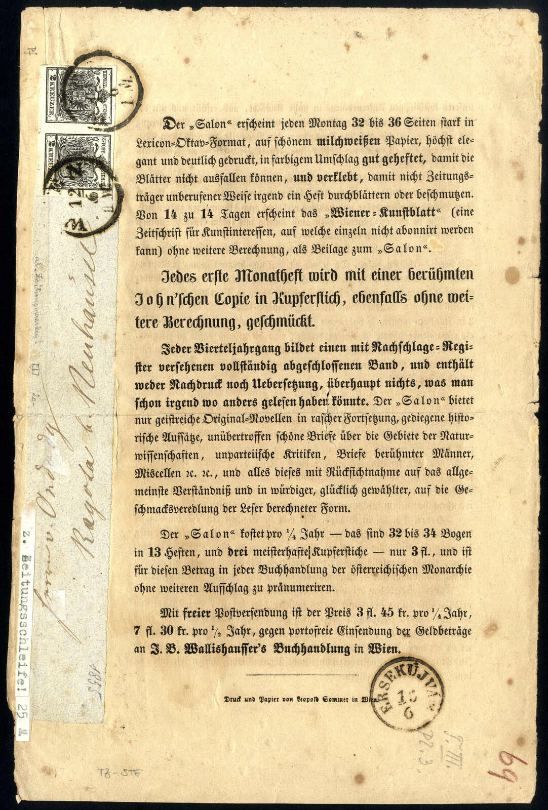 Lot 2166 - europe austria issue 1850 - Viennafil Auktionen 97th Public Auction Golden Heritage: Austrian Rarities & European Treasures Auction Lot 2166 - europe austria issue 1850 - Viennafil Auktionen 97th Public Auction Golden Heritage: Austrian Rarities & European Treasures Auction