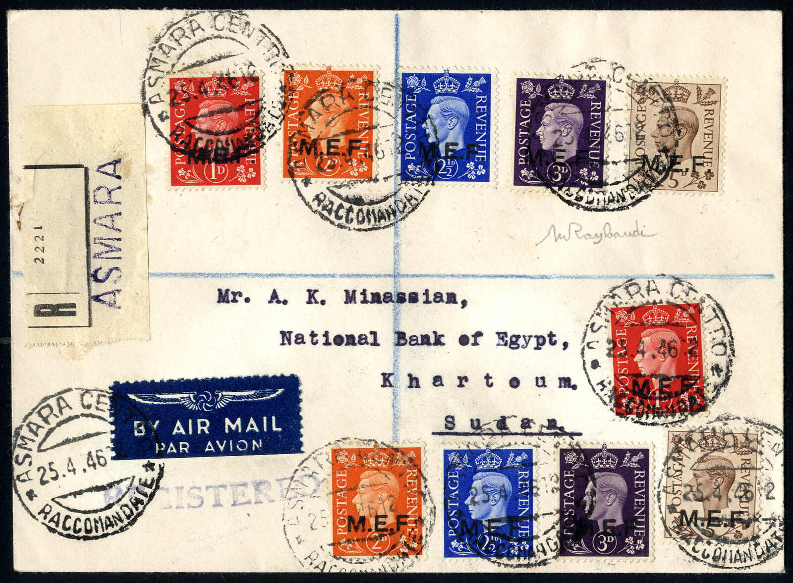 Lot 1693 - other countries Italian Eastern Africa Brit. Occupation - Viennafil Auktionen 97th Public Auction Golden Heritage: Austrian Rarities & European Treasures Auction Lot 1693 - other countries Italian Eastern Africa Brit. Occupation - Viennafil Auktionen 97th Public Auction Golden Heritage: Austrian Rarities & European Treasures Auction