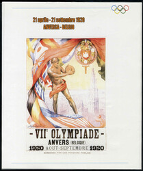 780160: Sport & Games, Olympics, 1920 Antwerp