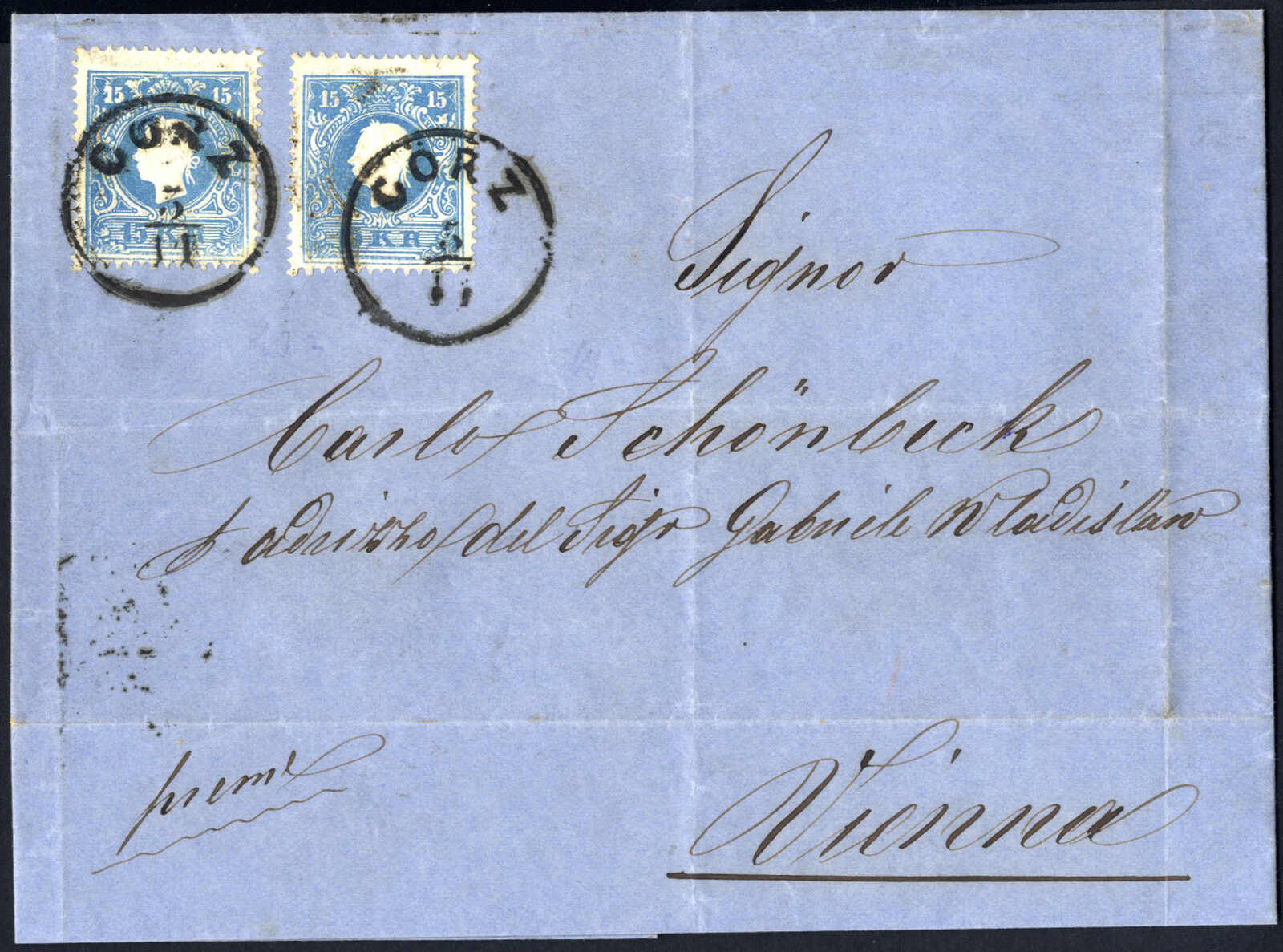 Lot 2114 - europe Austria Cancellations Austrian Littoral -  Viennafil Auktionen 97th Public Auction Golden Heritage: Austrian Rarities & European Treasures Auction