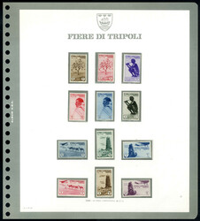 1935-39, 9.a, 10.a, 12.a e 13.a Fiera di Tripoli, quattro serie ...