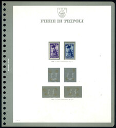 1935-39, 9.a, 10.a, 12.a e 13.a Fiera di Tripoli, quattro serie ...