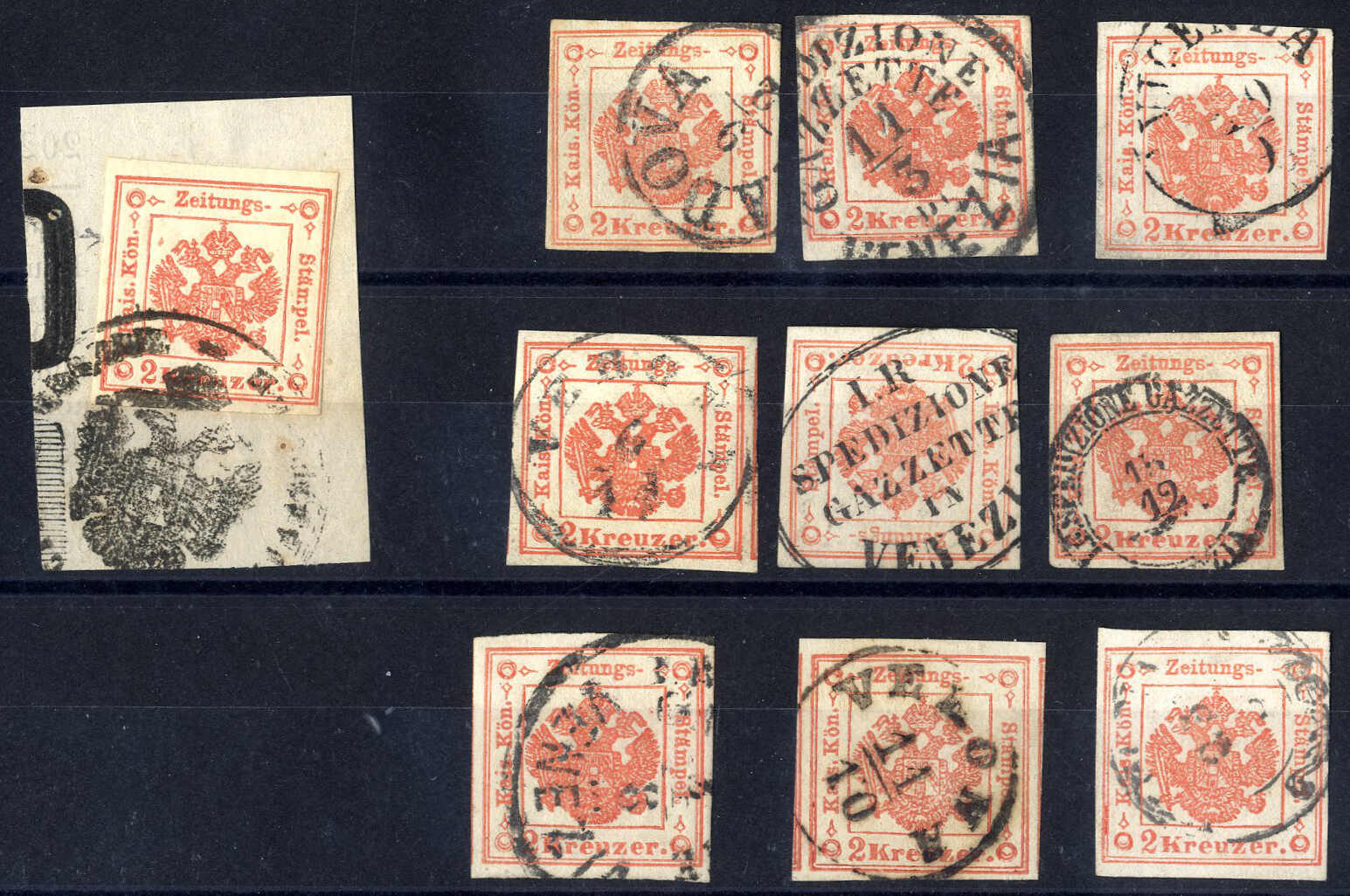 Lot 2639 - europe Austria Newspaper Tax Stamps - Viennafil Auktionen 97th Public Auction Golden Heritage: Austrian Rarities & European Treasures Auction Lot 2639 - europe Austria Newspaper Tax Stamps - Viennafil Auktionen 97th Public Auction Golden Heritage: Austrian Rarities & European Treasures Auction
