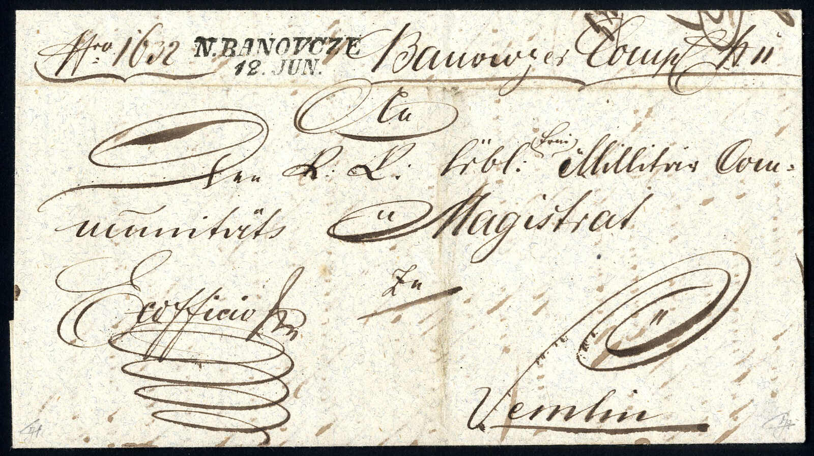Lot 2126 - europe Austria Cancellations Croation-Slavonian Military Border District Military Border -  Viennafil Auktionen 97th Public Auction Golden Heritage: Austrian Rarities & European Treasures Auction