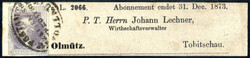 4745082: Marque de journal Autriche 1867/80