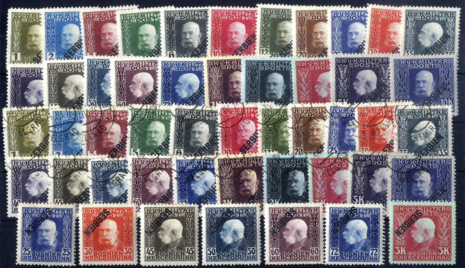 Lot 2674 - europe Field Post Serbia - Viennafil Auktionen 97th Public Auction Golden Heritage: Austrian Rarities & European Treasures Auction Lot 2674 - europe Field Post Serbia - Viennafil Auktionen 97th Public Auction Golden Heritage: Austrian Rarities & European Treasures Auction