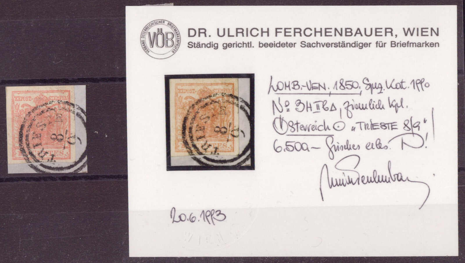 Lot 1027 - europe lombardy venetia -  Viennafil Auktionen 97th Public Auction Golden Heritage: Austrian Rarities & European Treasures Auction