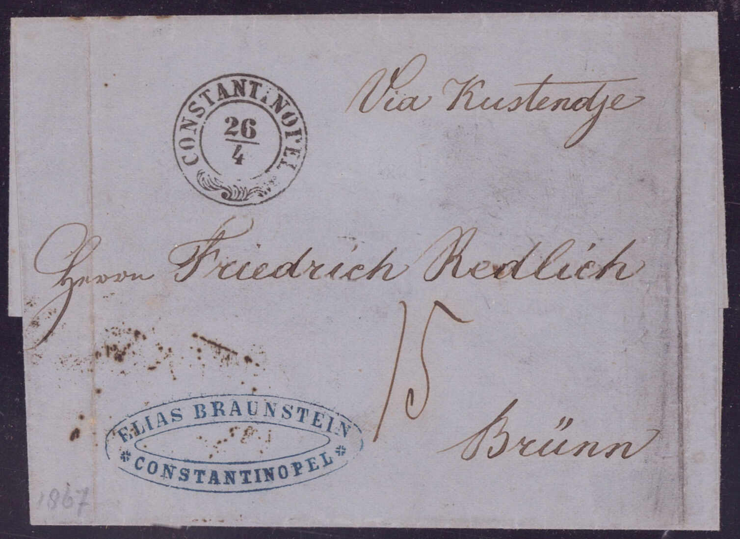 Lot 579 - europe austrian levant -  Viennafil Auktionen 97th Public Auction Golden Heritage: Austrian Rarities & European Treasures Auction