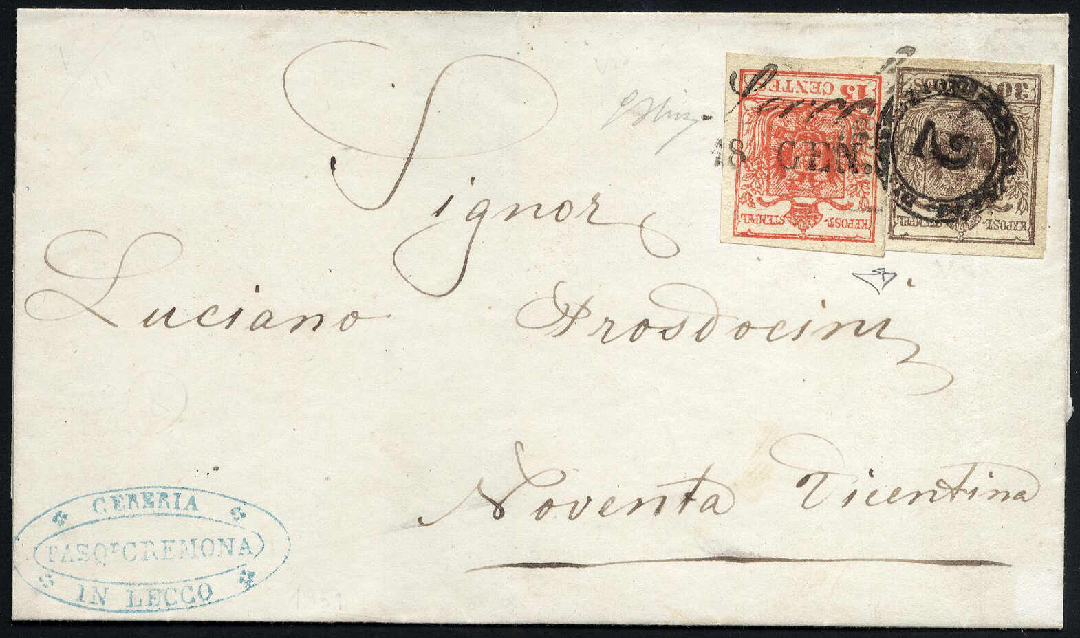 Lot 1052 - europe lombardy venetia -  Viennafil Auktionen 97th Public Auction Golden Heritage: Austrian Rarities & European Treasures Auction