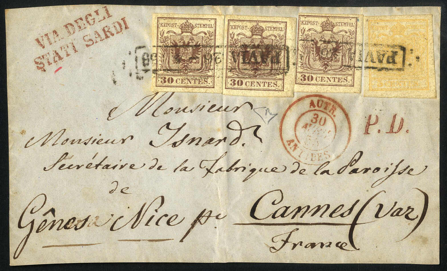 Lot 1061 - europe lombardy venetia -  Viennafil Auktionen 97th Public Auction Golden Heritage: Austrian Rarities & European Treasures Auction
