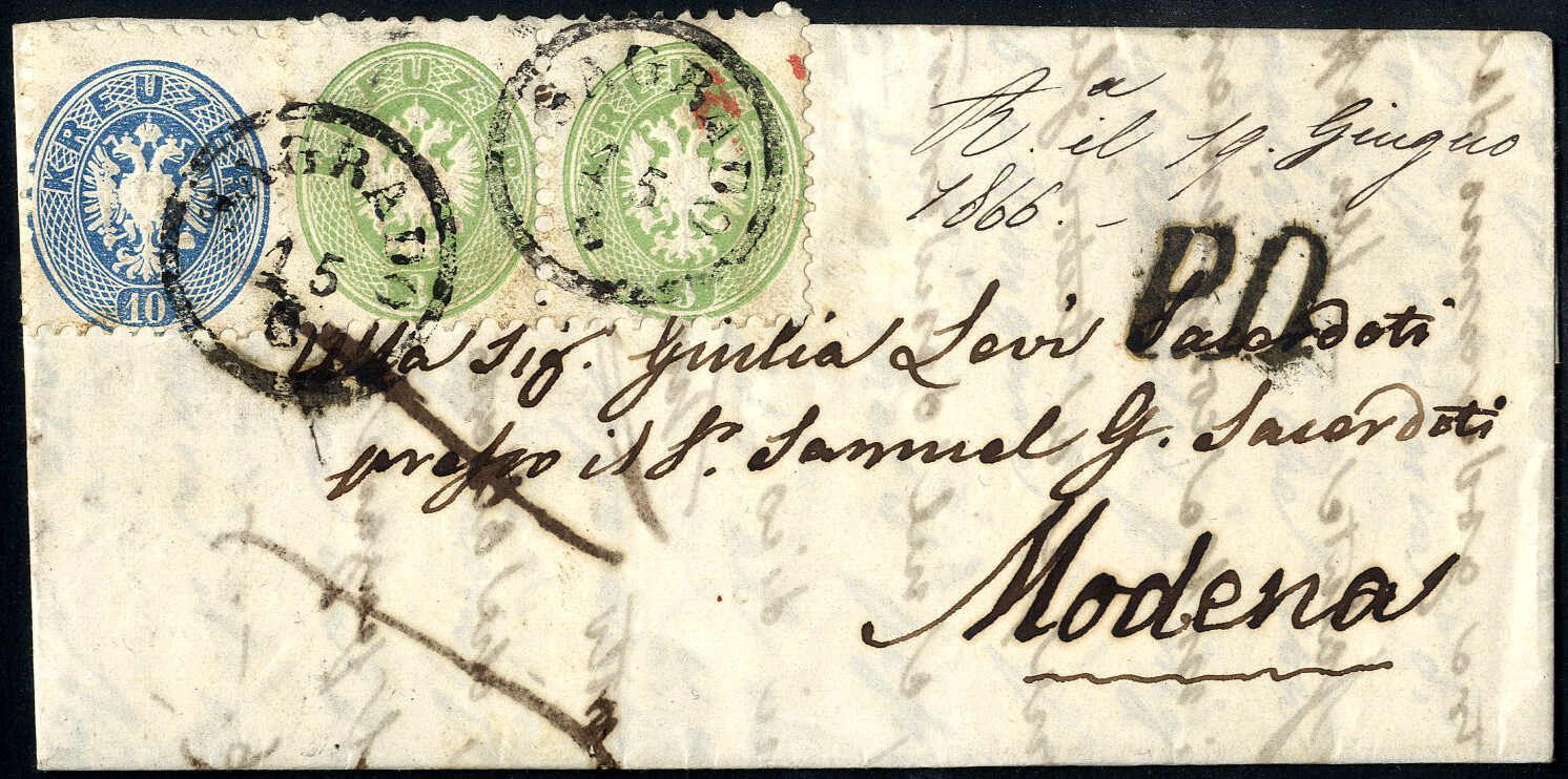 Lot 2117 - europe Austria Cancellations Austrian Littoral -  Viennafil Auktionen 97th Public Auction Golden Heritage: Austrian Rarities & European Treasures Auction