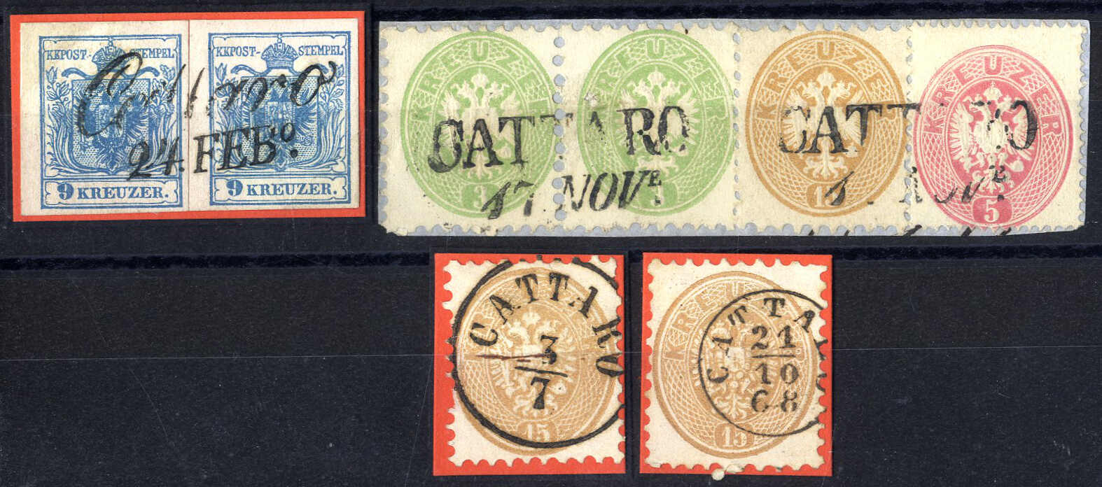 Lot 2075 - europe Austria Cancellations Dalmatia - Viennafil Auktionen 97th Public Auction Golden Heritage: Austrian Rarities & European Treasures Auction Lot 2075 - europe Austria Cancellations Dalmatia - Viennafil Auktionen 97th Public Auction Golden Heritage: Austrian Rarities & European Treasures Auction