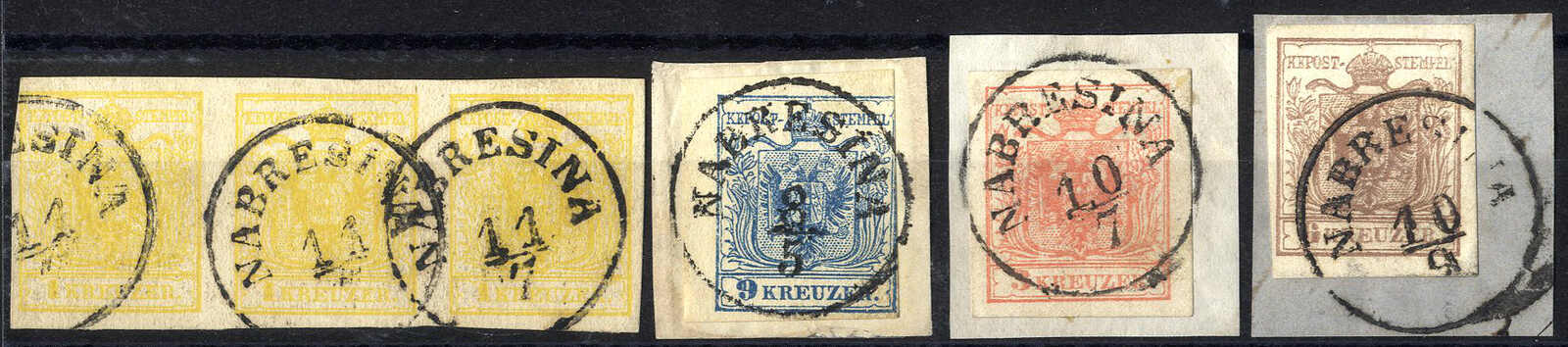 Lot 2115 - europe Austria Cancellations Austrian Littoral -  Viennafil Auktionen 97th Public Auction Golden Heritage: Austrian Rarities & European Treasures Auction