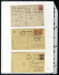 Antwerpen 1920, Lot mit 19 Belegen alle mit dem Werbestempel der ...