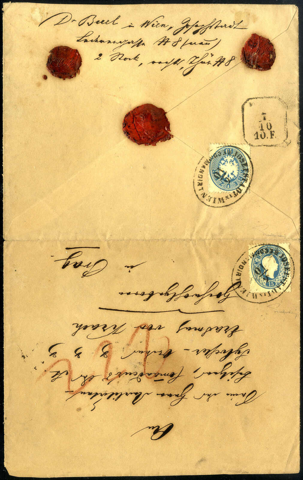 Lot 2225 - europe Austria 1860 Issue -  Viennafil Auktionen 97th Public Auction Golden Heritage: Austrian Rarities & European Treasures Auction