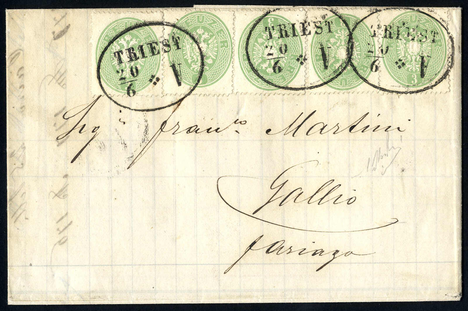 Lot 2235 - europe Austria 1863 Issue -  Viennafil Auktionen 97th Public Auction Golden Heritage: Austrian Rarities & European Treasures Auction