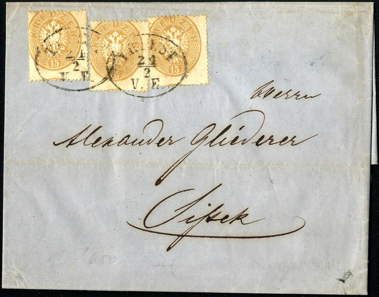 Lot 2238 - europe Austria 1863 Issue -  Viennafil Auktionen 97th Public Auction Golden Heritage: Austrian Rarities & European Treasures Auction