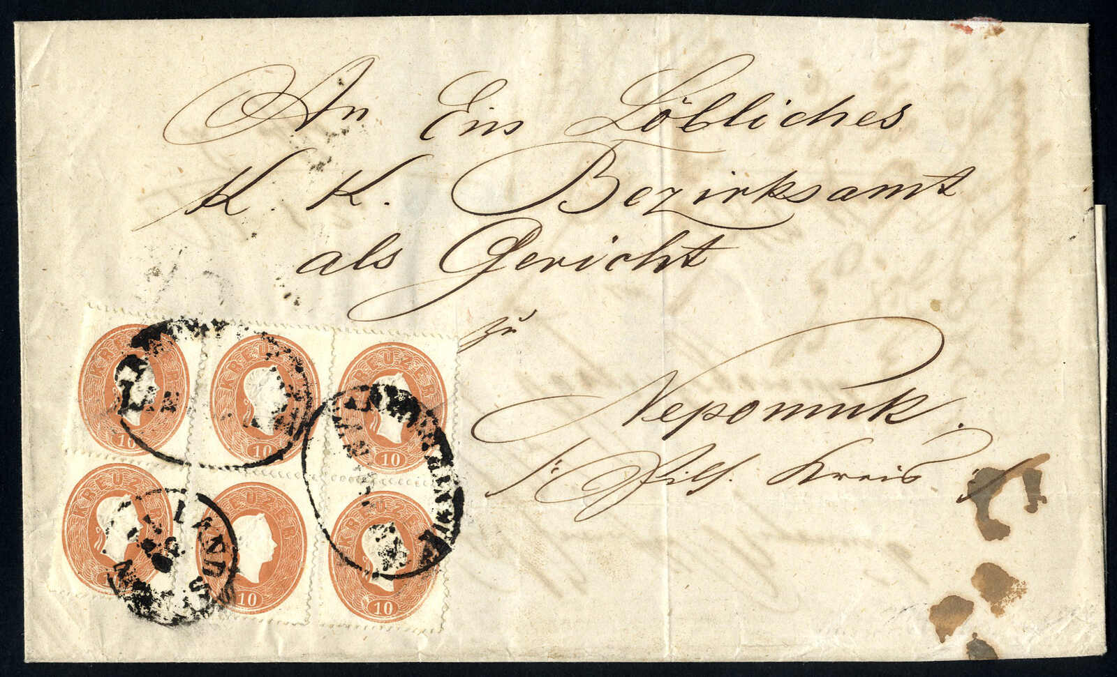 Lot 2224 - europe Austria 1860 Issue -  Viennafil Auktionen 97th Public Auction Golden Heritage: Austrian Rarities & European Treasures Auction