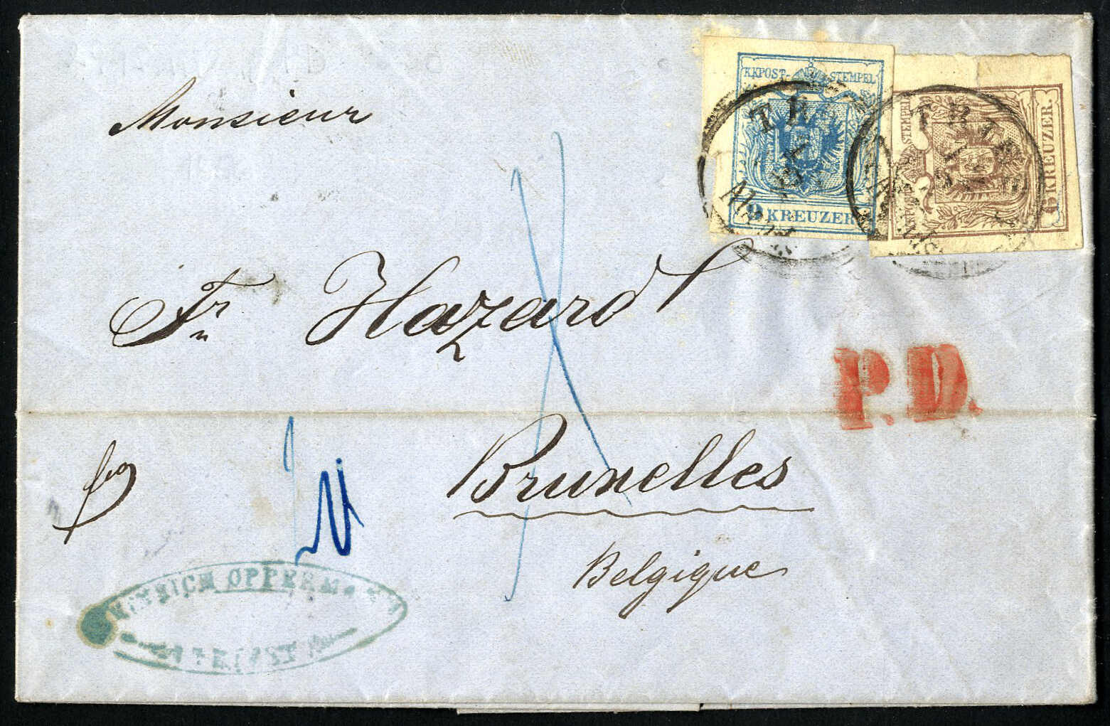 Lot 2186 - europe austria issue 1850 - Viennafil Auktionen 97th Public Auction Golden Heritage: Austrian Rarities & European Treasures Auction Lot 2186 - europe austria issue 1850 - Viennafil Auktionen 97th Public Auction Golden Heritage: Austrian Rarities & European Treasures Auction