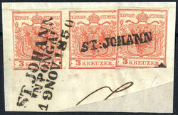 St. Johann in Pongau, RL-Ry und RL (Müller 700 Punkte), Briefstück ...
