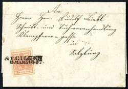 St. Gilgen, RL-Ry 1857 (Müller 170 Punkte), Brief vom 8.3.1857 nach ...