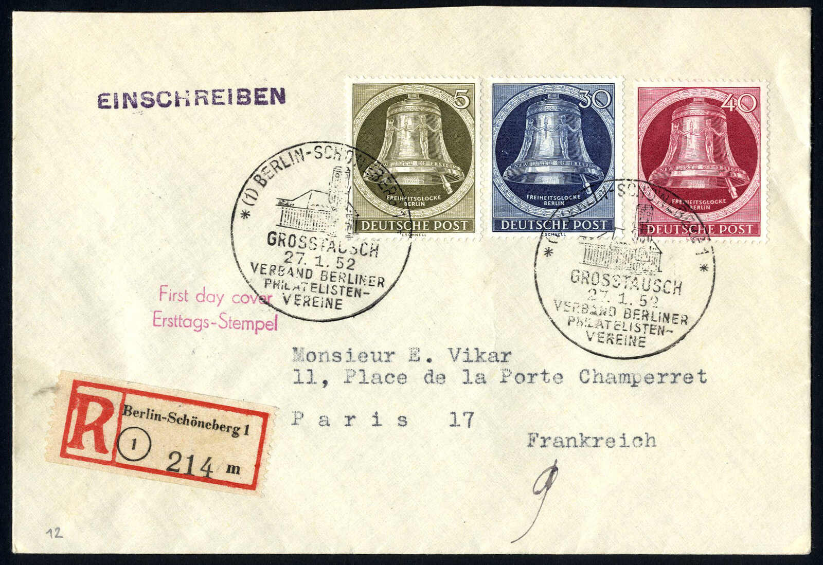 Lot 2821 - germany berlin -  Viennafil Auktionen 97th Public Auction Golden Heritage: Austrian Rarities & European Treasures Auction