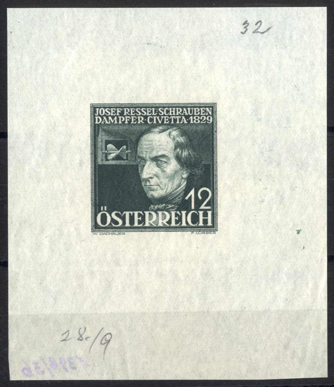 Lot 2389 - europe Austria 1st. Republic -  Viennafil Auktionen 97th Public Auction Golden Heritage: Austrian Rarities & European Treasures Auction