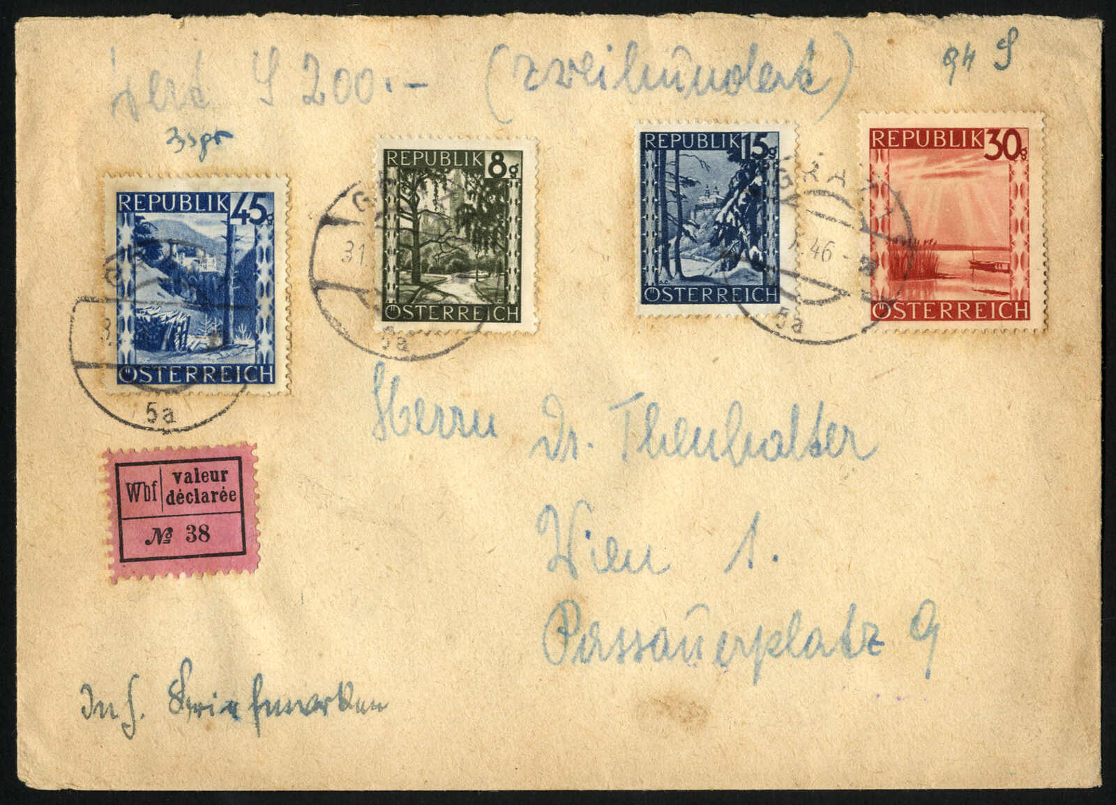 Lot 2442 - europe Austria 2nd. Republic - Viennafil Auktionen 97th Public Auction Golden Heritage: Austrian Rarities & European Treasures Auction Lot 2442 - europe Austria 2nd. Republic - Viennafil Auktionen 97th Public Auction Golden Heritage: Austrian Rarities & European Treasures Auction