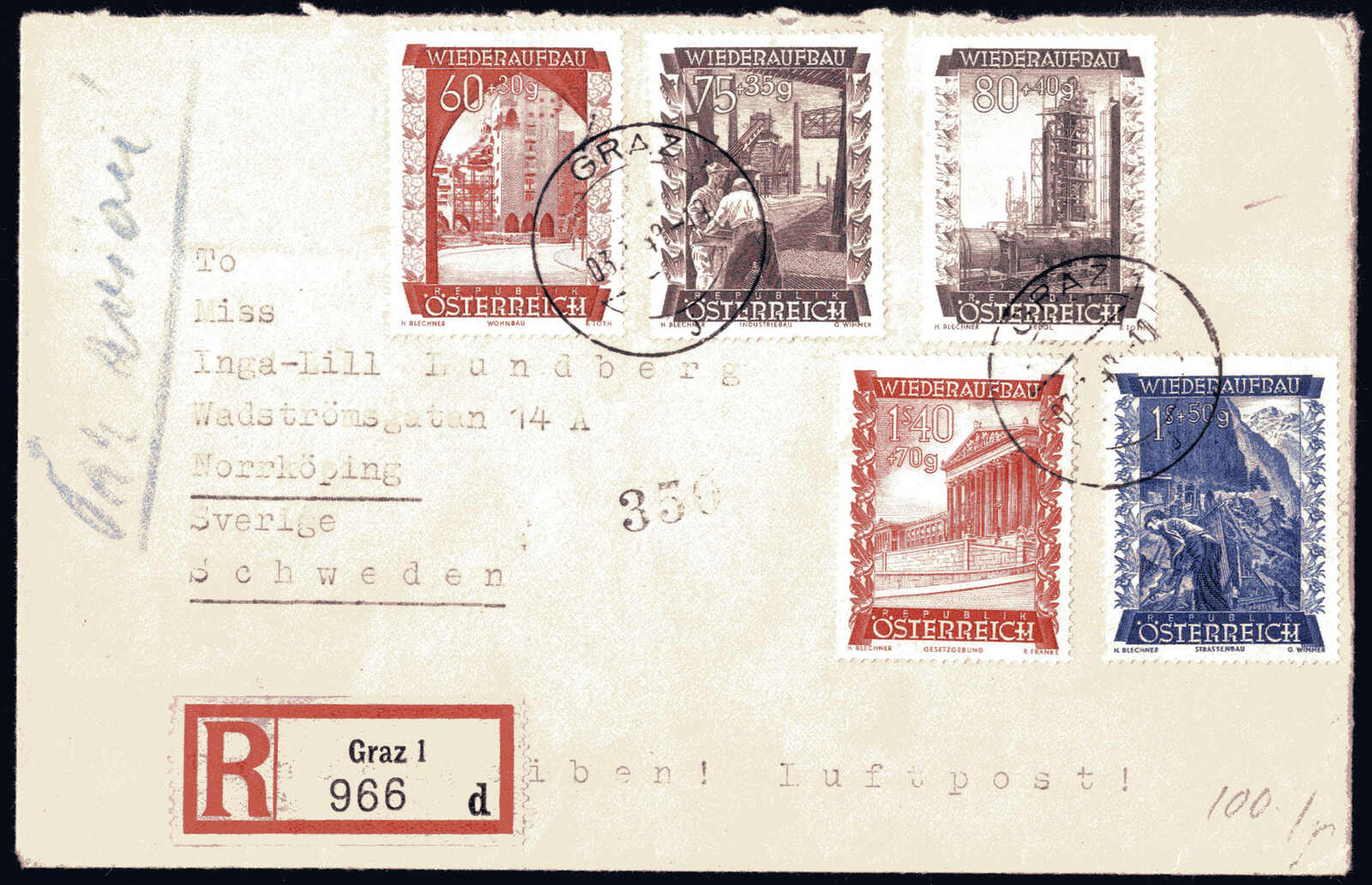 Lot 2700 - europe Austria 2nd. Republic -  Viennafil Auktionen 97th Public Auction Golden Heritage: Austrian Rarities & European Treasures Auction