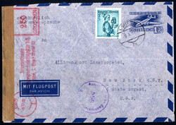 1948/99: kleine Ausstellungssammlung Aerogramme und ...