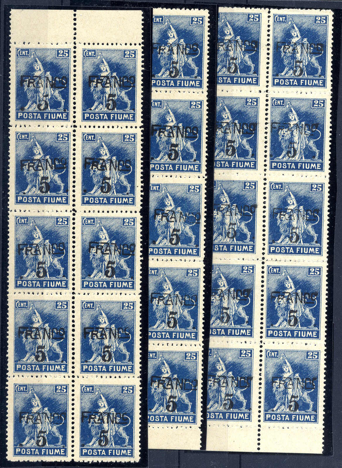 Lot 1552 - europe Fiume - Viennafil Auktionen 97th Public Auction Golden Heritage: Austrian Rarities & European Treasures Auction Lot 1552 - europe Fiume - Viennafil Auktionen 97th Public Auction Golden Heritage: Austrian Rarities & European Treasures Auction
