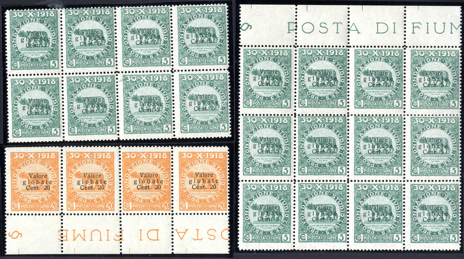 Lot 1554 - europe Fiume - Viennafil Auktionen 97th Public Auction Golden Heritage: Austrian Rarities & European Treasures Auction Lot 1554 - europe Fiume - Viennafil Auktionen 97th Public Auction Golden Heritage: Austrian Rarities & European Treasures Auction