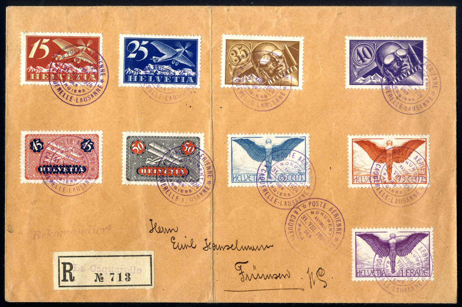 Lot 2939 - Switzerland Switzerland - Viennafil Auktionen 97th Public Auction Golden Heritage: Austrian Rarities & European Treasures Auction Lot 2939 - Switzerland Switzerland - Viennafil Auktionen 97th Public Auction Golden Heritage: Austrian Rarities & European Treasures Auction