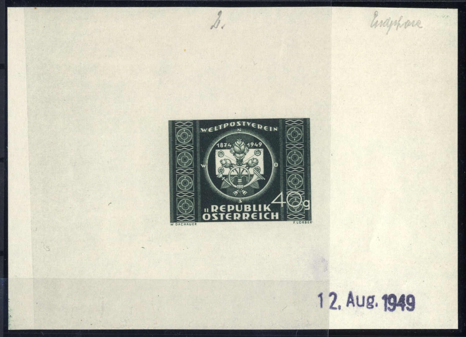 Lot 2484 - europe Austria 2nd. Republic - Viennafil Auktionen 97th Public Auction Golden Heritage: Austrian Rarities & European Treasures Auction Lot 2484 - europe Austria 2nd. Republic - Viennafil Auktionen 97th Public Auction Golden Heritage: Austrian Rarities & European Treasures Auction