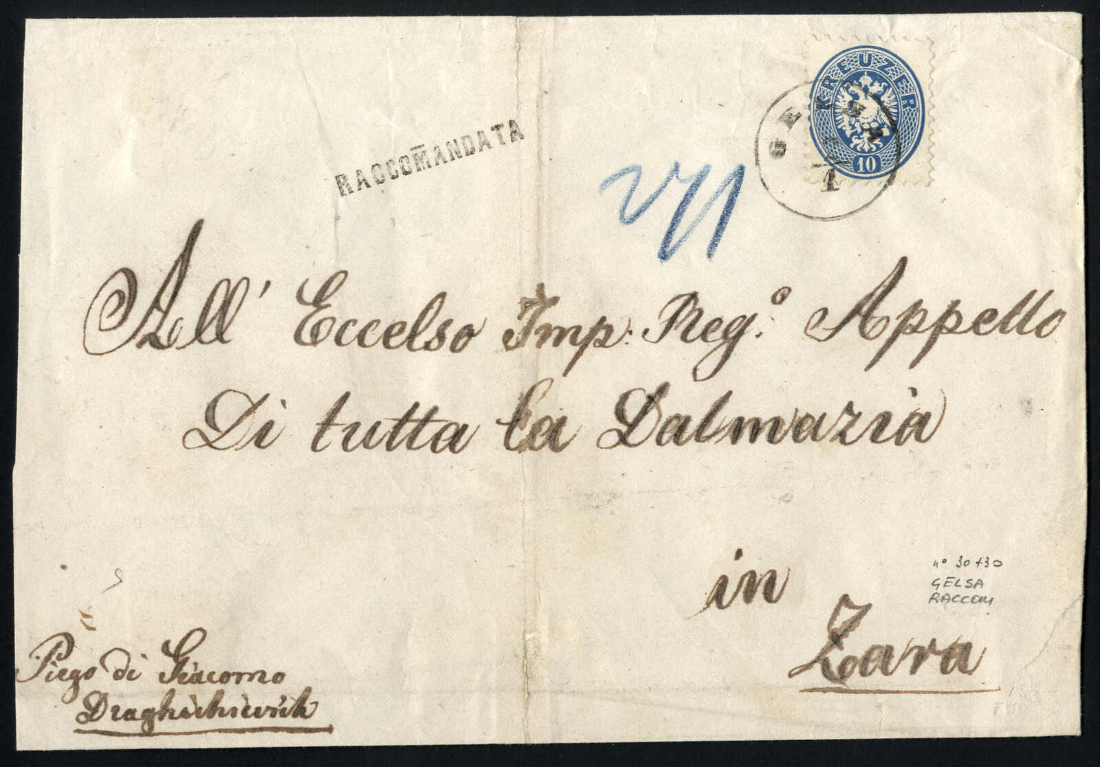 Lot 2077 - europe Austria Cancellations Dalmatia - Viennafil Auktionen 97th Public Auction Golden Heritage: Austrian Rarities & European Treasures Auction Lot 2077 - europe Austria Cancellations Dalmatia - Viennafil Auktionen 97th Public Auction Golden Heritage: Austrian Rarities & European Treasures Auction