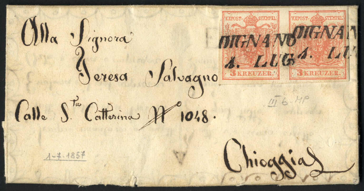 Lot 2112 - europe Austria Cancellations Austrian Littoral - Viennafil Auktionen 97th Public Auction Golden Heritage: Austrian Rarities & European Treasures Auction Lot 2112 - europe Austria Cancellations Austrian Littoral - Viennafil Auktionen 97th Public Auction Golden Heritage: Austrian Rarities & European Treasures Auction