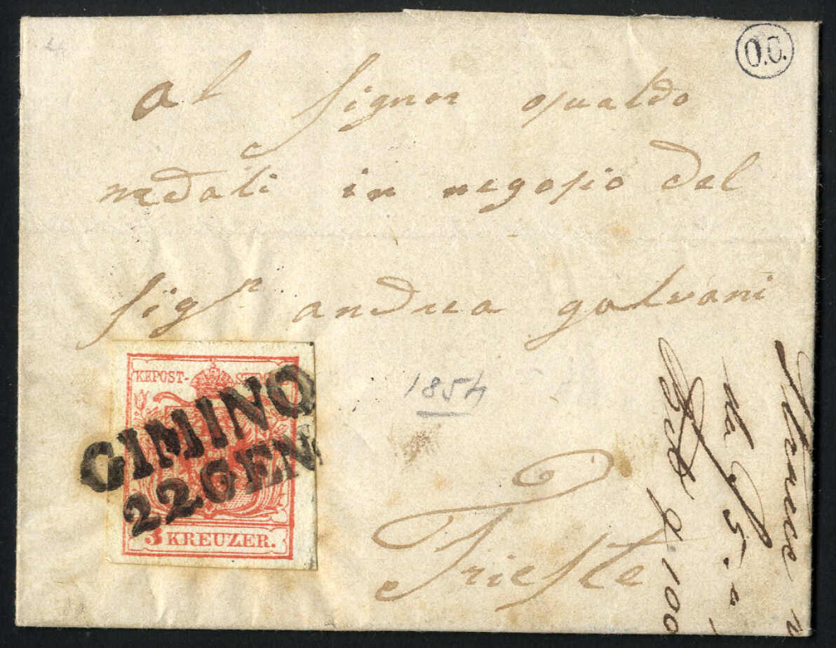 Lot 2113 - europe Austria Cancellations Austrian Littoral -  Viennafil Auktionen 97th Public Auction Golden Heritage: Austrian Rarities & European Treasures Auction